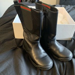 Gucci girl boots size 26